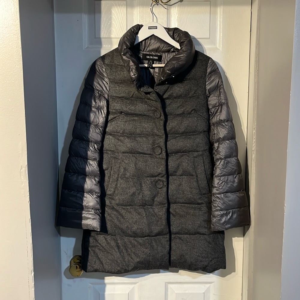 Silolona Jacket virgin wool and duvet